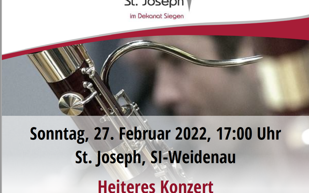 Hei­te­res Kon­zert zum Kar­ne­vals­sonn­tag mit Fagott und Orgel in St. Joseph, Siegen
