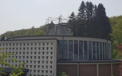 Sanie­rung der Glas­kup­pel der St. Marien-Kir­che, Freudenberg