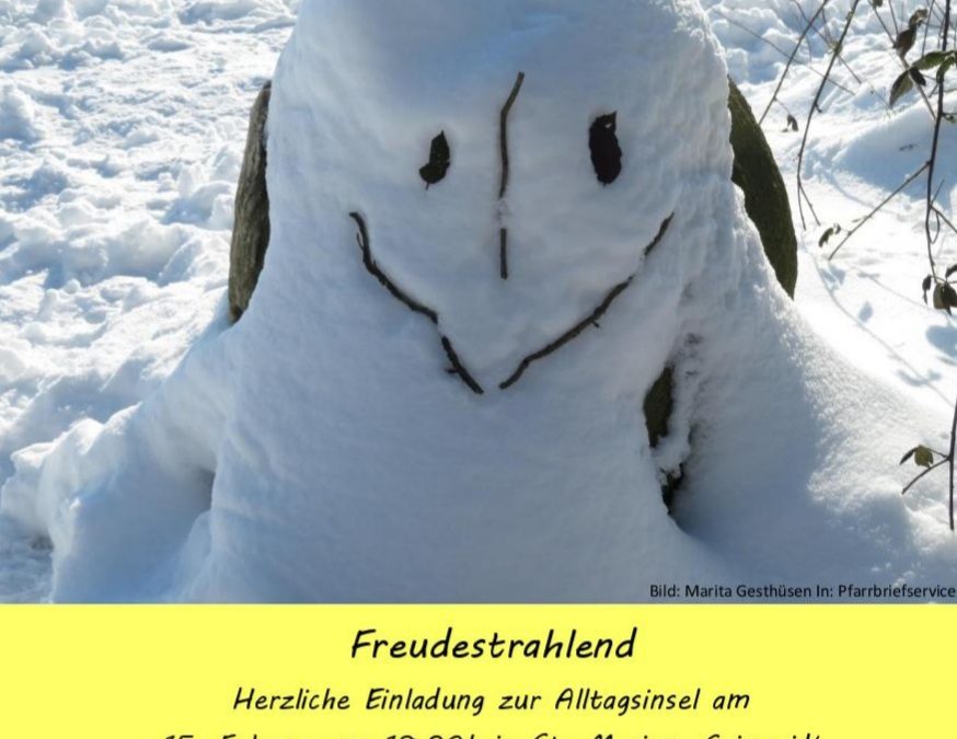 All­tags­in­sel: Freudestrahlend