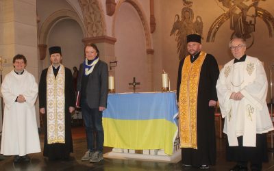 Öku­me­ni­sches Frie­dens­ge­bet für die Ukrai­ne am 25.2.23