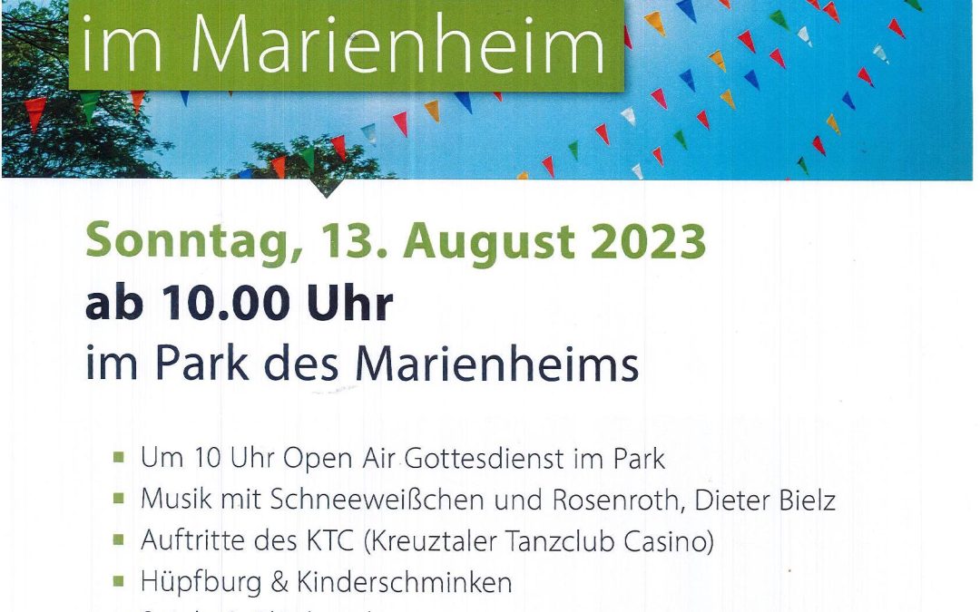Som­mer­fest im Marienheim