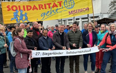 27. Sie­ger­län­der Soli­da­ri­täts­lauf — Wan­dern für die Andern — über 23.000 Euro